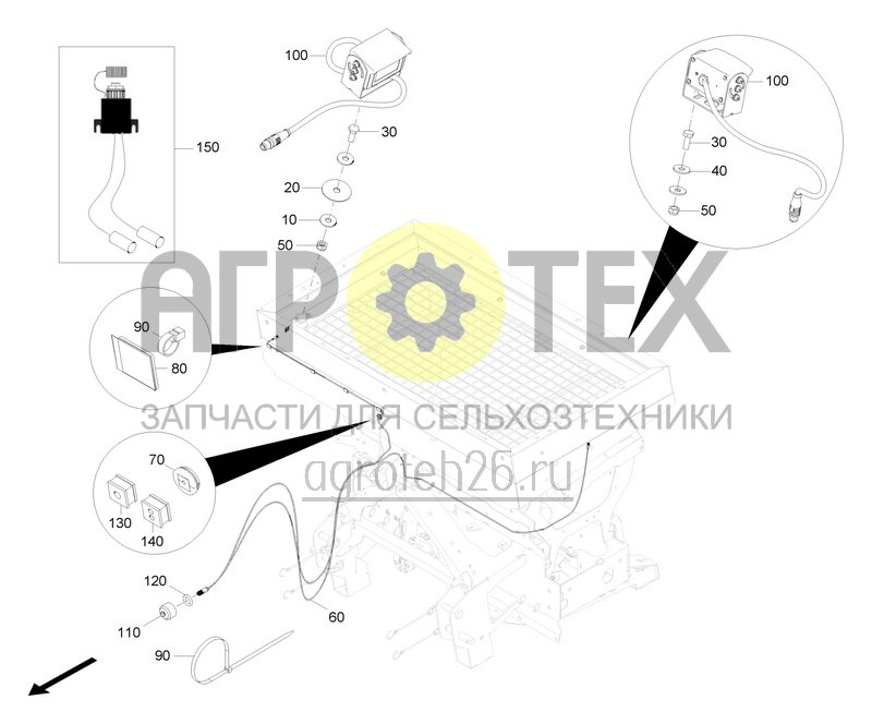 Чертеж  Anbau-Set Kamera (bis zu 2 Kameras) (ETB-0000006766) 