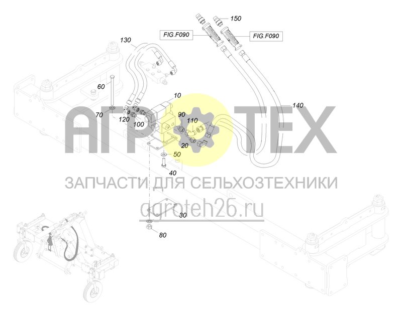 Чертеж  Steuerblock Okio Kamera (ETB-0000006778) 