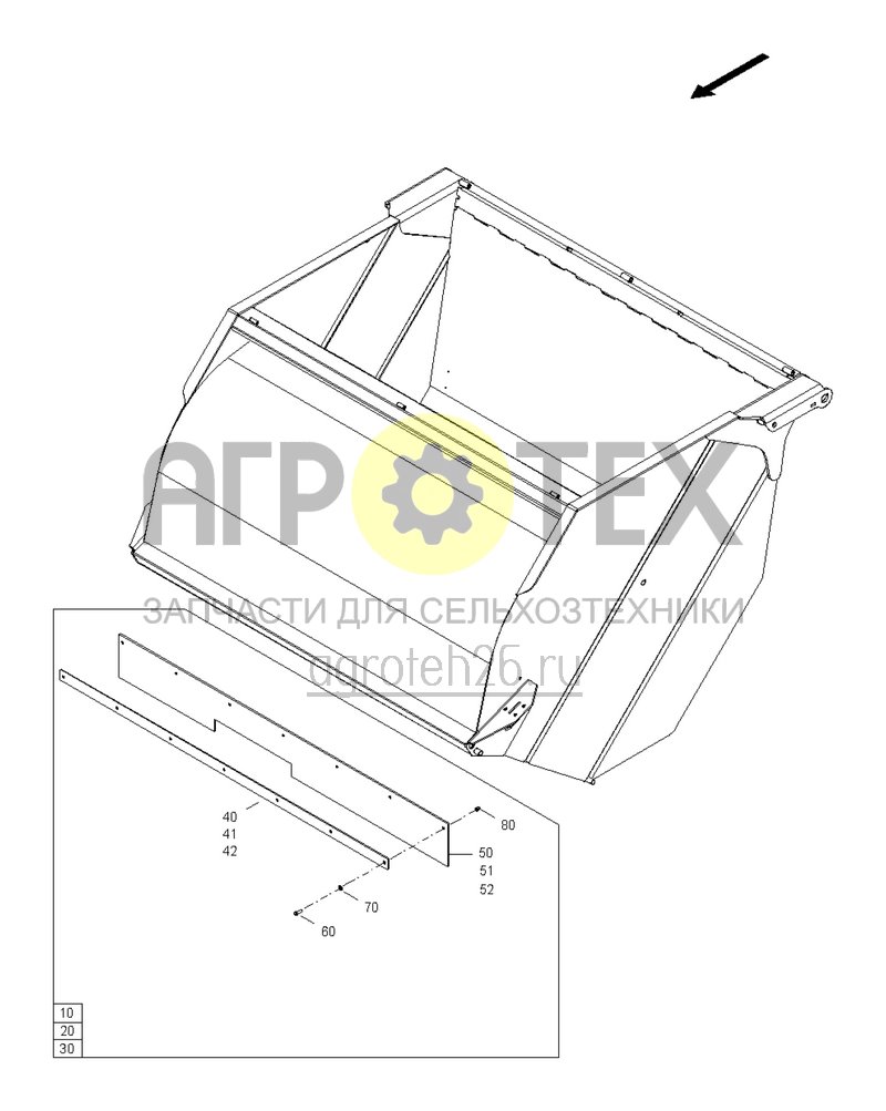 Чертеж  Beh?lter kompl. Nachr?stsatz (ETB-0000006788) 