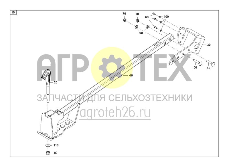 Чертеж  Grundrahmen Precea 6000-2A / Halter Radsensor (2) (ETB-0000006869) 