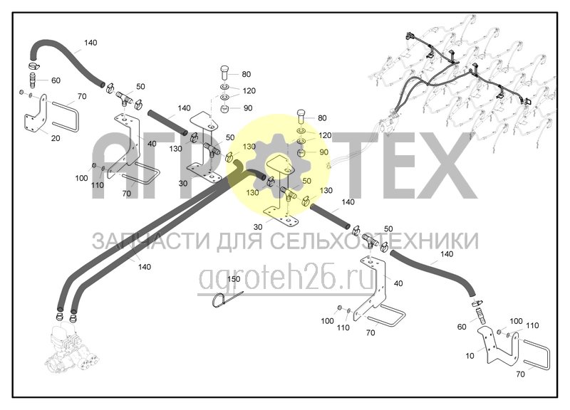 Чертеж  Verteilung D?nger-Cart DMC 4500 (ETB-0000007033) 