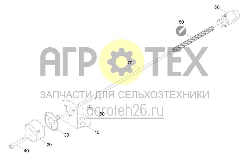 Чертеж  Vorbereitung Kit Beleuchtung (ETB-0000007113) 