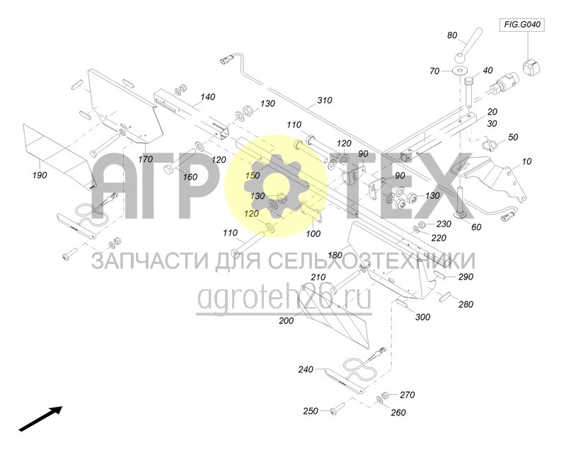 Чертеж  Beleuchtung Hinten LED Pendelrad ab 01.2023 (ETB-0000007123) 