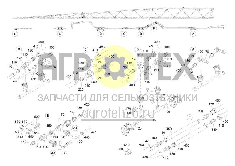 Чертеж  DirectInject Gest?ngebereich (ETB-0000007144) 