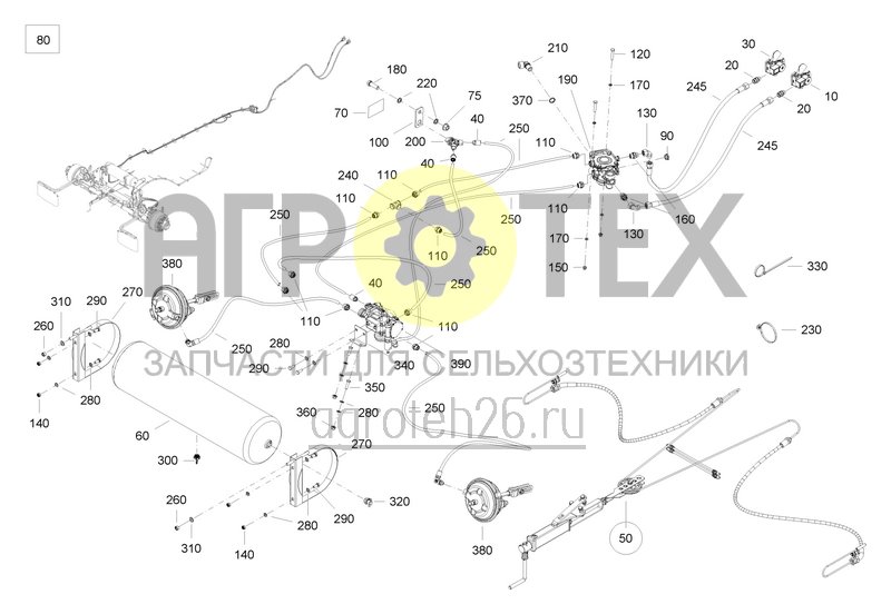 Чертеж  Teleskopachse gebremst / Zweileitungs-DBA (3) (ETB-0000007160) 