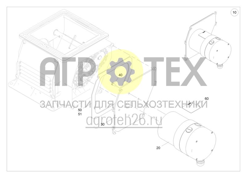 Чертеж  Teilsatz Elektroantrieb (ETB-0000007182) 