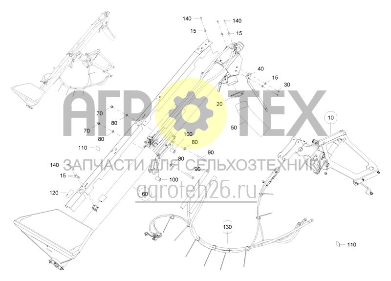 Чертеж  Bef?llschnecke f?r Precea 4500-2CC variabel teleskopierbar (1) (ETB-0000007196) 