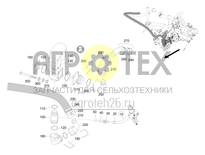 Чертеж  Bedienarmatur CP FT-P - R?hrwerk (ETB-0000007198) 