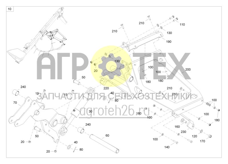 Чертеж  Bef?llschnecke f?r Precea 4500-2CC variabel teleskopierbar / Klenmmeinheit (2) (ETB-0000007199) 