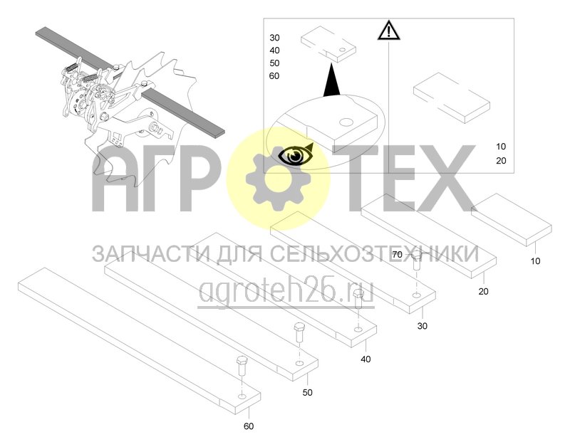 Чертеж  Ausleger f?r Armierung RowDisc (ETB-0000007226) 