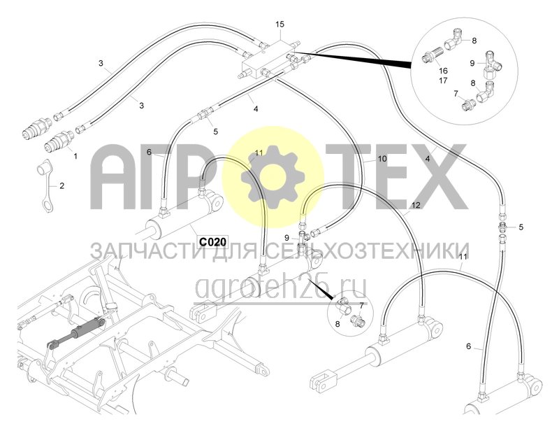 Чертеж  Scheibenverstellung hydraulisch (2) ab 12.2022 (ETB-0000007257) 