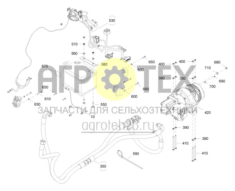 Чертеж  Bordelektronic Onboard Versorgung GF-VW (1) (ETB-0000007338) 