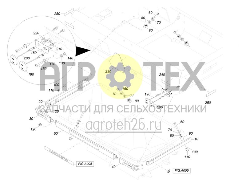 Чертеж  Beleuchtung USA/CAN (ETB-0000007391) 