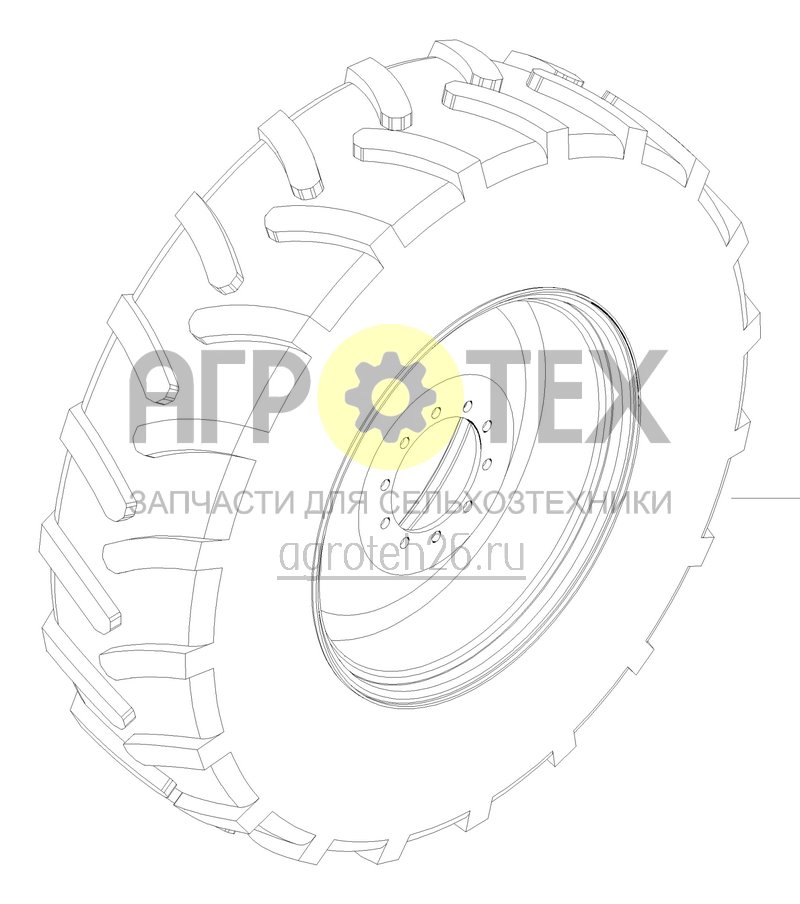 Чертеж  Rad 520/85 R 38 (ETB-0000007426) 