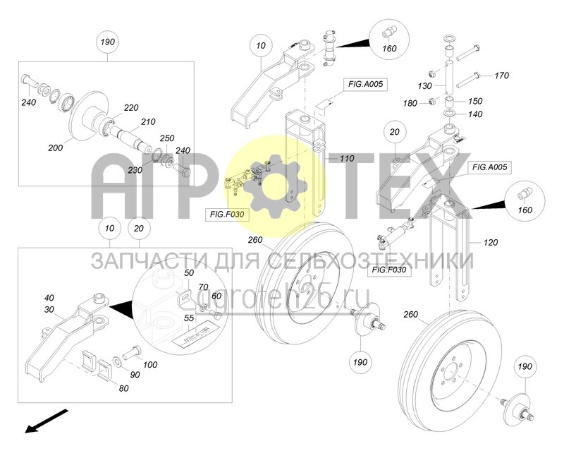 Чертеж  Lenkraeder Satz AV-10 (ETB-0000007516) 