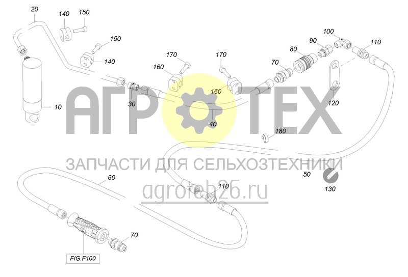 Чертеж  Hydraulik Schwenkarm Schwere Variante (ETB-0000007522) 