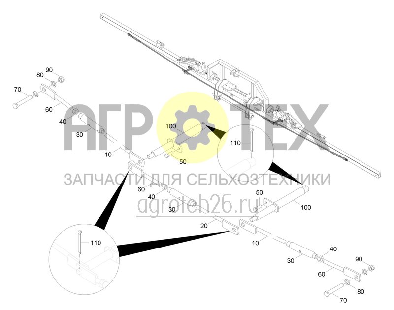 Чертеж  Spannverstrebung fuer Hydroschienen (ETB-0000007539) 