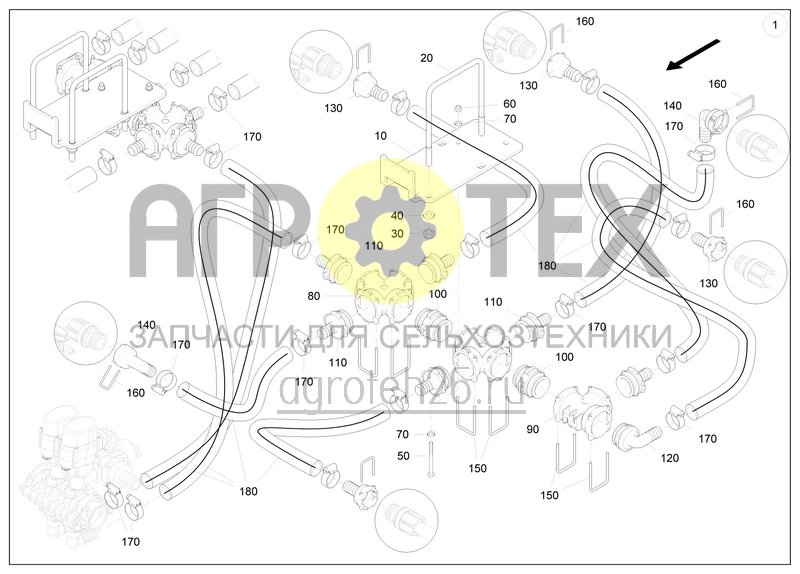 Чертеж  Anbausatz Fl?ssig-D?nger Condor (2) (ETB-0000007654) 