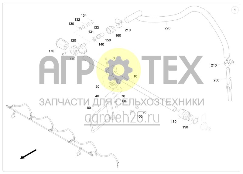  Anbausatz Fluessig-Duenger Condor (3) (ETB-0000007655)  (№130 на схеме)