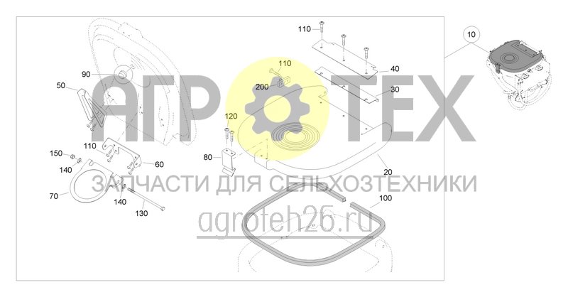 Чертеж  Einsp?lbeh?lter Deckel (ETB-0000007698) 