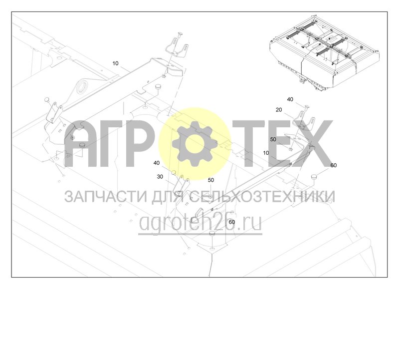 Чертеж  Beh?lter , Quertraversen DMC 13000 L (ab den 07.2023) (ETB-0000007775) 