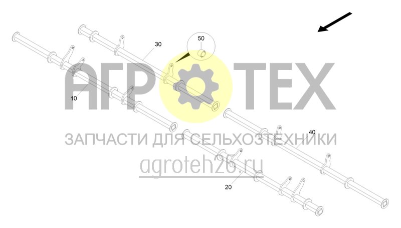 Чертеж  Scheibentr?ger (1) Catros 6003-2 (ETB-0000007867) 