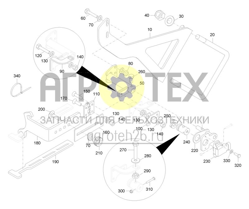 Чертеж  Arbeitsstellungssensor Hubwerk XTender (ETB-0000007875) 