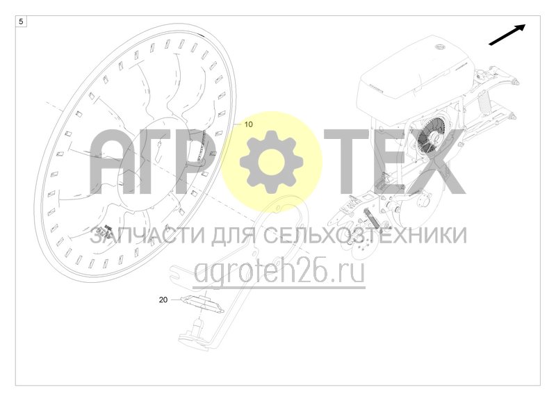 Чертеж  Vereinzelungsscheibe - Sonnenblume 3,0 mm (ETB-0000007890) 