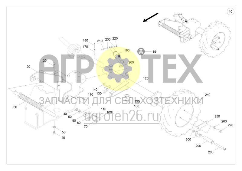  Reibradhalterung (ETB-0000008017)  (№60 на схеме)