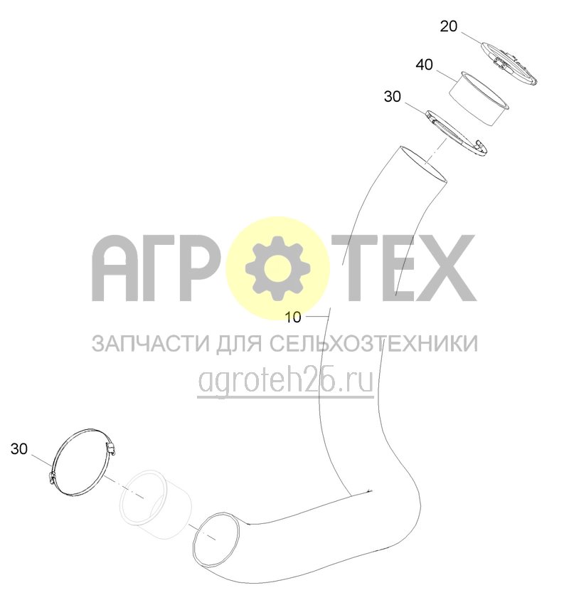 Чертеж  Montageteile F?rderstrecke FTender CAT-2 (ETB-0000008111) 