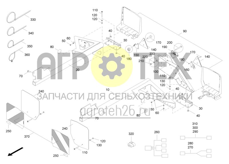 Чертеж  Beleuchtung DMC ohne Striegel (ETB-0000008115) 