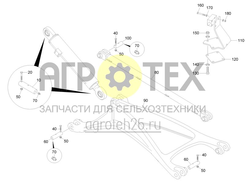 Чертеж  Schwenkfahrwerk (1) (ETB-0000008217) 