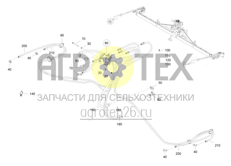  Hydraulik-Teile Spuranreiser 6000-2 (1) (ETB-0000008247)  (№210 на схеме)