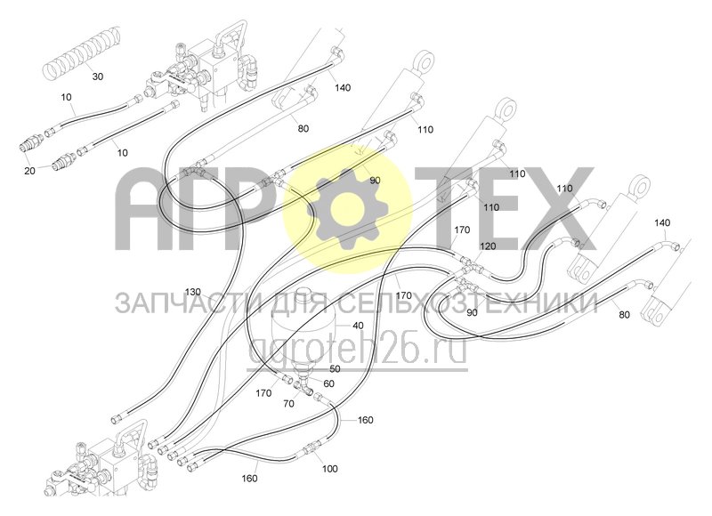 Чертеж  Hydraulik Messerwalze 7003-2TS (ETB-0000008305) 