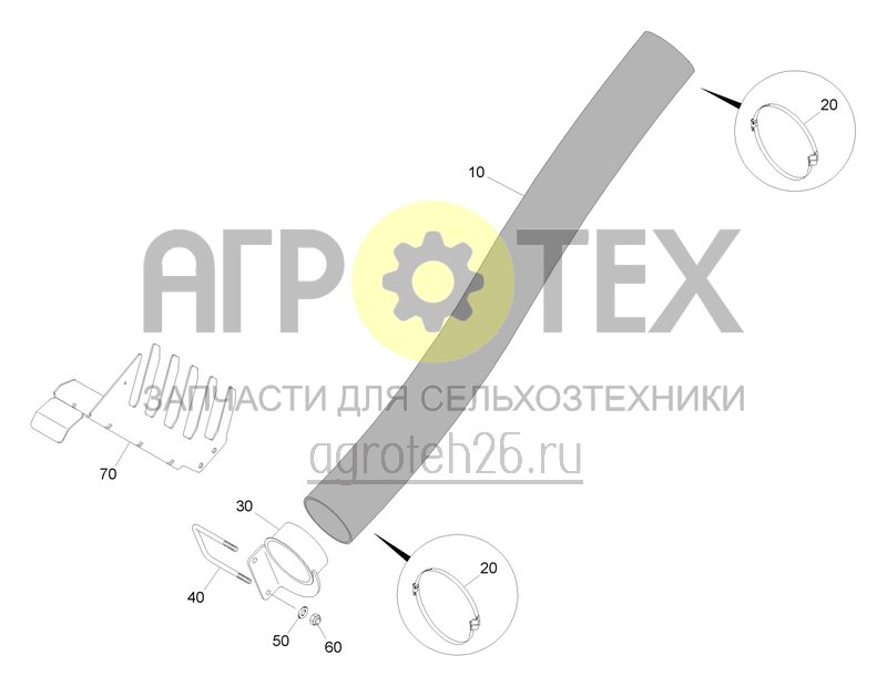 Чертеж  F?rderstreckenadapter f?r Catros 03-2TS (ETB-0000008326) 