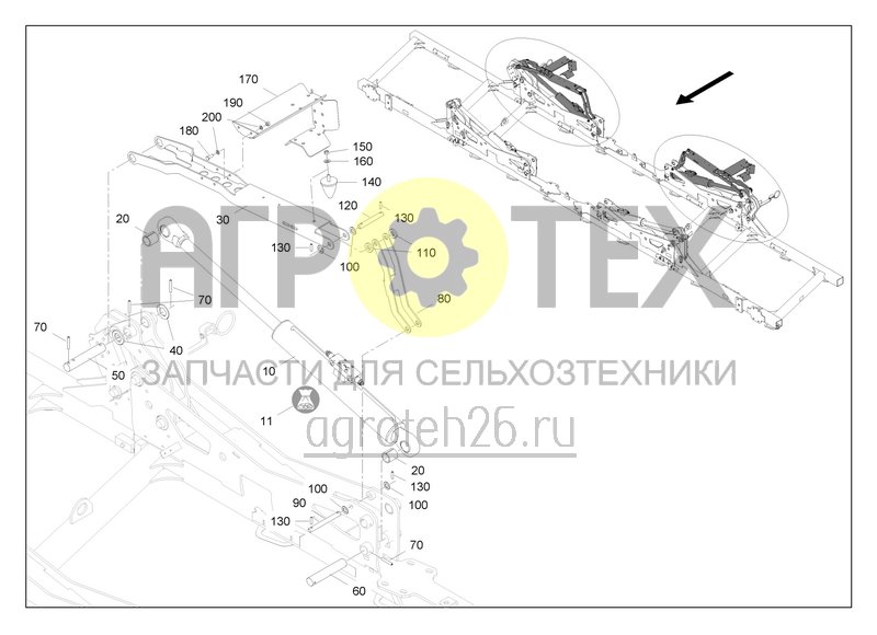  Primera DMC 9000-2C Super , Querrahmen (8) (ETB-0000008332)  (№120 на схеме)