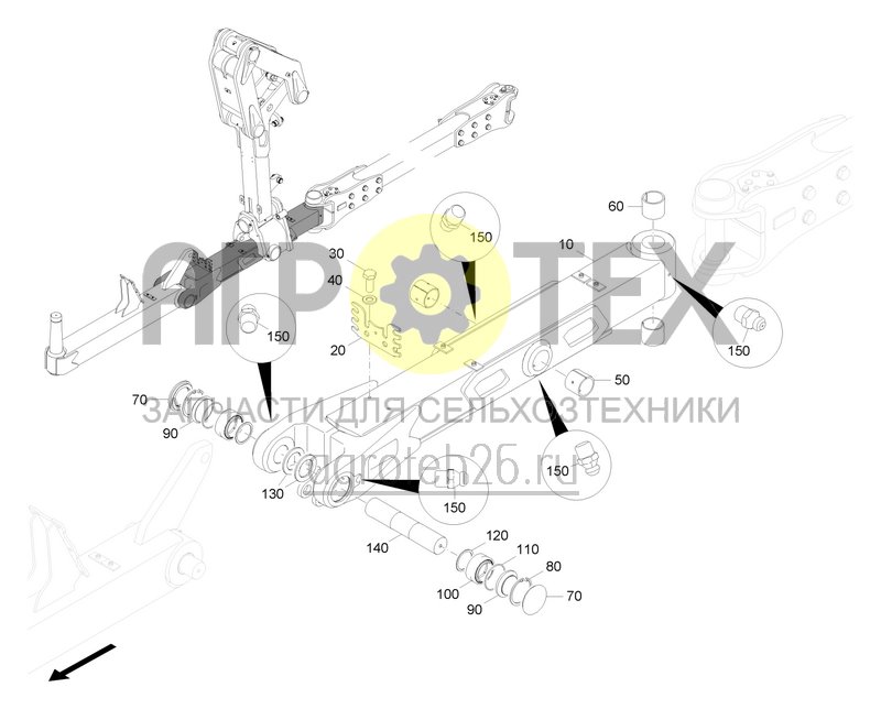  Stabilisatorgelenk (ETB-0000008377)  (№110 на схеме)