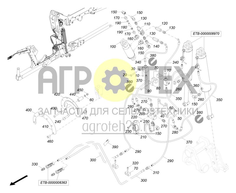 Чертеж  Hydraulik Wendung (ETB-0000008412) 