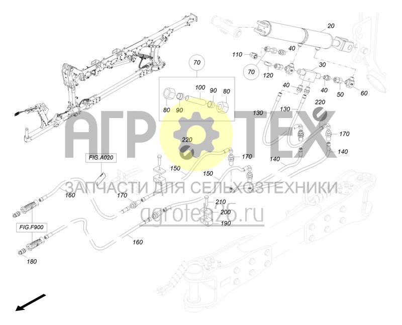 Чертеж  Hydraulik AB Verstellung 6 (ETB-0000008500) 