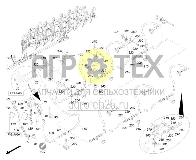 Чертеж  Hydraulik f?r zentrale ?berlastsicherung V6 (ETB-0000008502) 