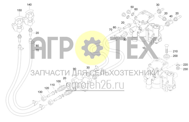 Чертеж  Anh?ngerbremsventil UG ab 09.2023 (ETB-0000008503) 