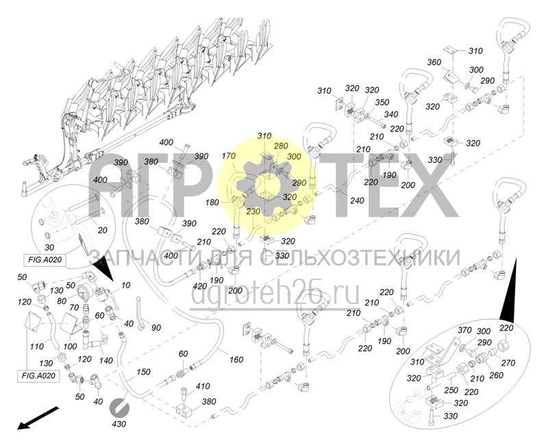 Чертеж  Hydraulik f?r zentrale ?berlastsicherung V7 (ETB-0000008617) 