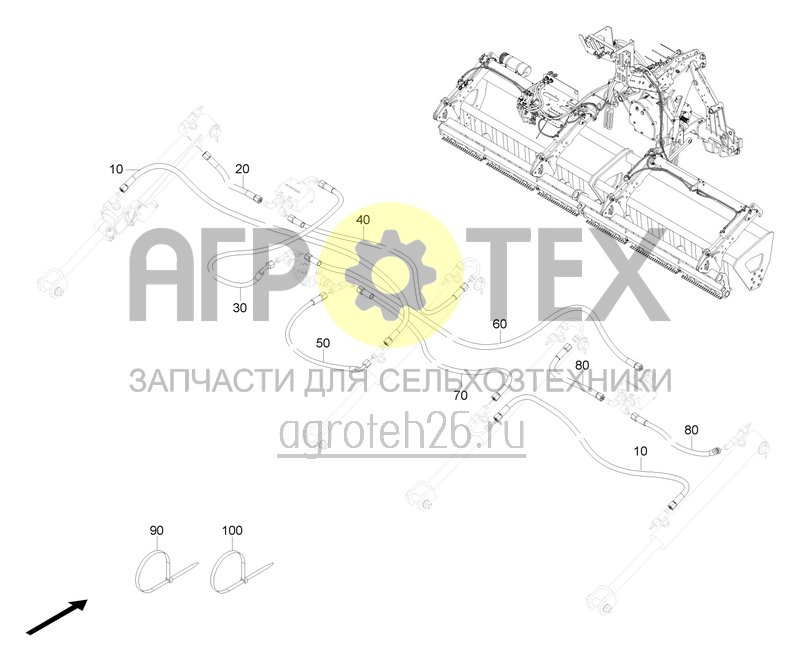 Чертеж  Hydraulische Schardruckverstellung RoTec (2) (ETB-0000008739) 