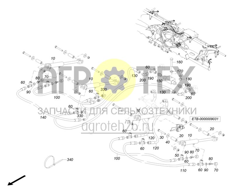 Чертеж  Hydraulischer Schardruck Avant 5002-2 (ETB-0000008753) 