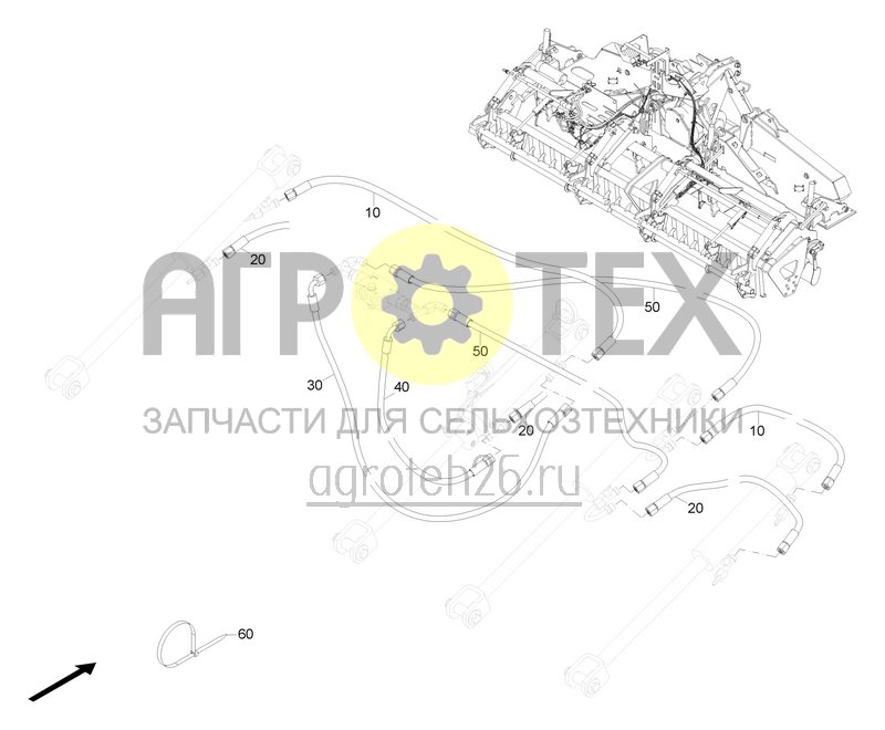 Чертеж  Hydraulische Schardruckverstellung Twin Tec (2) (ETB-0000008816) 