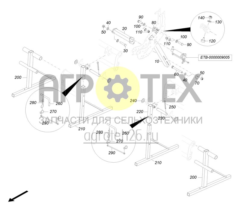 Чертеж  Abstellst?tzen RoTeC (ETB-0000008892) 