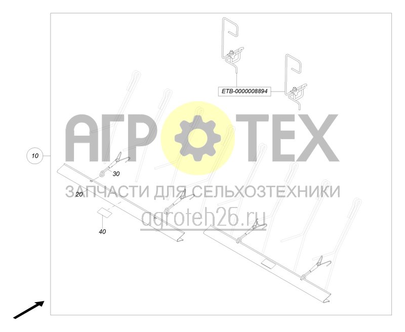 Чертеж  Verkehrsicherungsleiste (ETB-0000008940) 