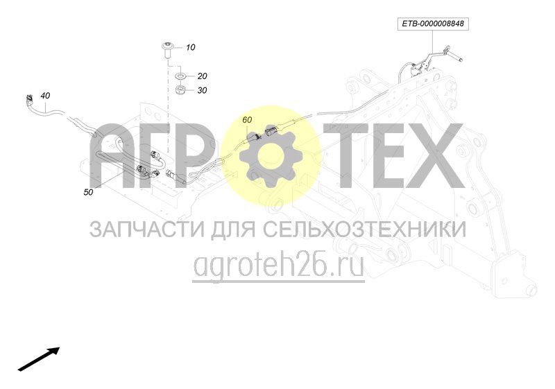 Чертеж  Saatleitungs?berwachung Kabelset 1 (ETB-0000008955) 