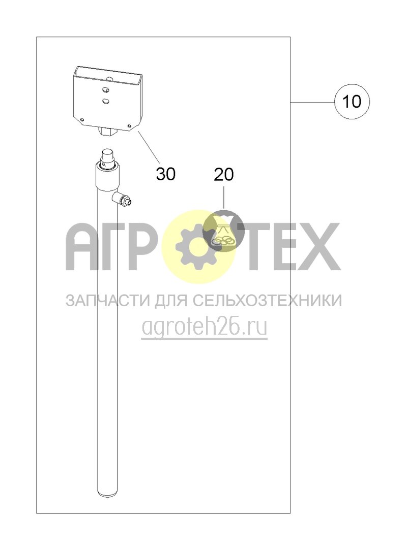  Zylinder mit Rollenaufnahme (ETB-0000009132)  (№10 на схеме)