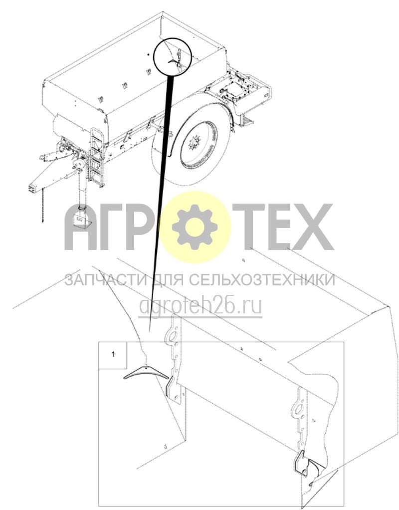 Чертеж  (RUS)Nachr?stsatz Knoten Beh?lter (ETB-000747) 